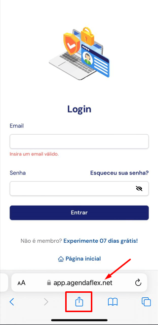Instruções para iOS