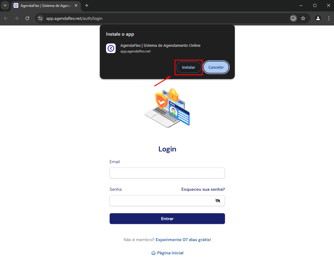 Instruções para iOS
